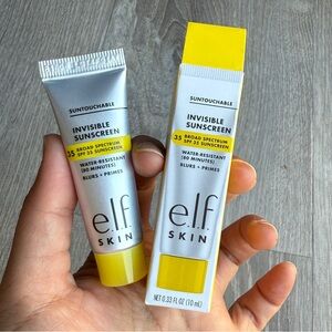 e.l.f Suntouchable Invisible Sunscreen SPF 35 mini size 10ML